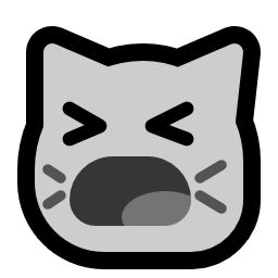 neocat_bw_scream