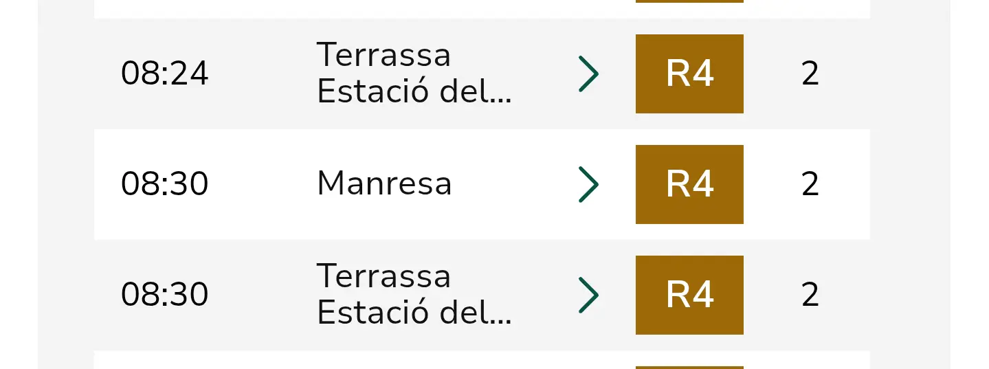 3 trains going in the same direction in the span of 6 minutes