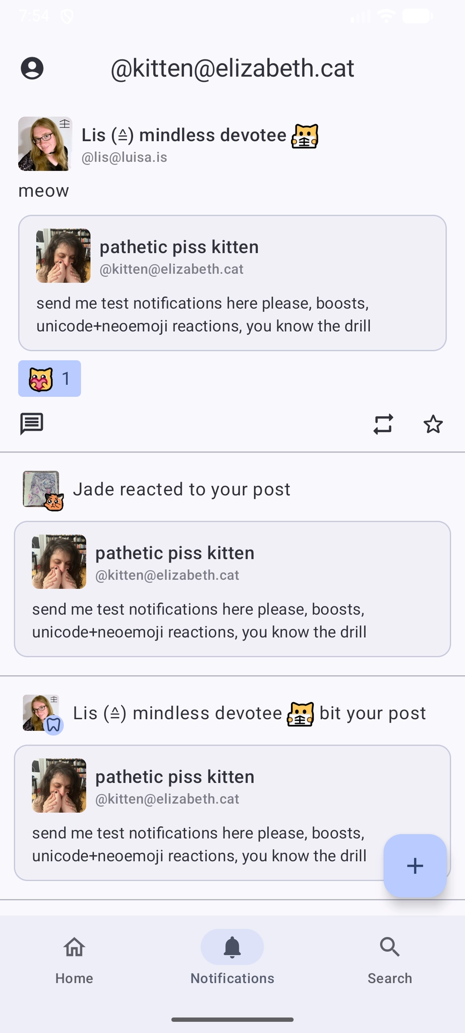 the exact same screen but in light theme